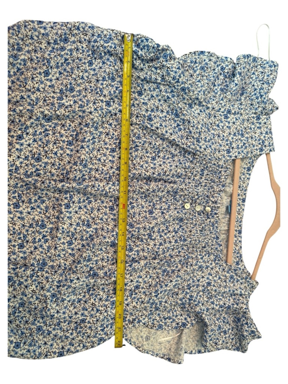 Draper James Short Sleeve Flutter Floral Top Size XXL - Picture 7 of 8